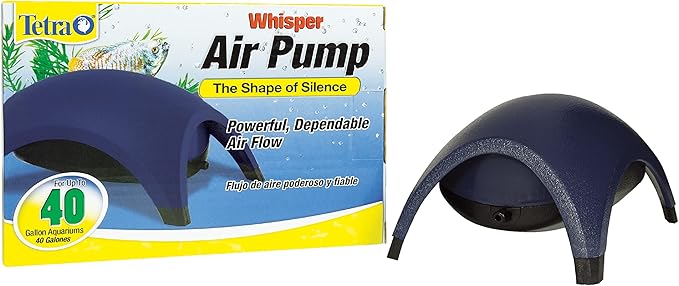 Tetra Whisper Air Pump, for Aquariums, Powerful Airflow, Non-UL Listed