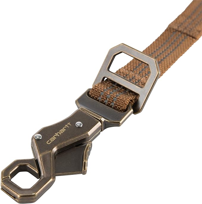 Carhartt Shock Absorbing Dog Leash Carhartt Brown/Brushed Brass