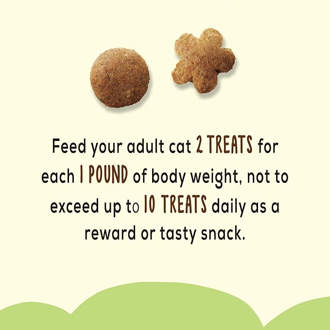 Purina Friskies Made in USA Facilities, Natural Cat Treats, Party Mix Natural Yums Catnip Flavor - (Pack of 10) 2.1 oz. Pouches