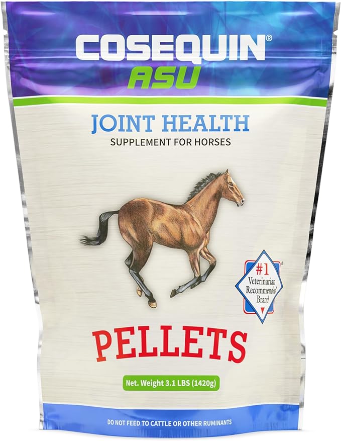 Nutramax Cosequin ASU Pellets Joint Health Supplement for Horses - Pellets with Glucosamine and Chondroitin, 1420 Grams