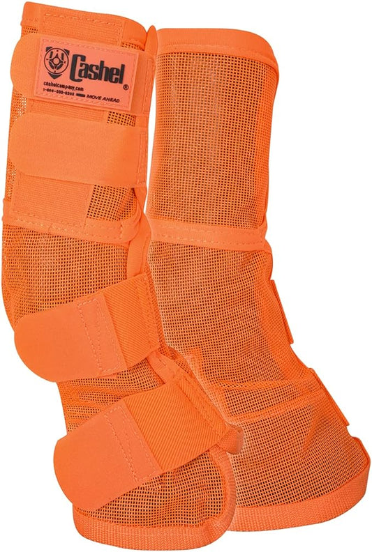 Cashel Crusader Leg Guard Fly Boots, Orange, Arabian
