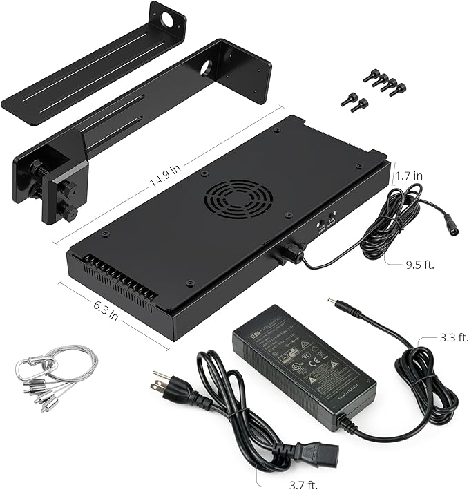 NICREW 150W Aquarium LED Reef Light, Dimmable Full Spectrum Marine LED for Saltwater Coral Fish Tanks