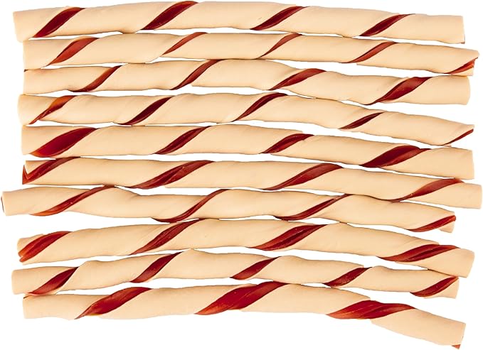 SmartBones Smart Twist Sticks, Rawhide Free Dog Chew Sticks, Made With Real Chicken, 50 Sticks (Pack of 24)