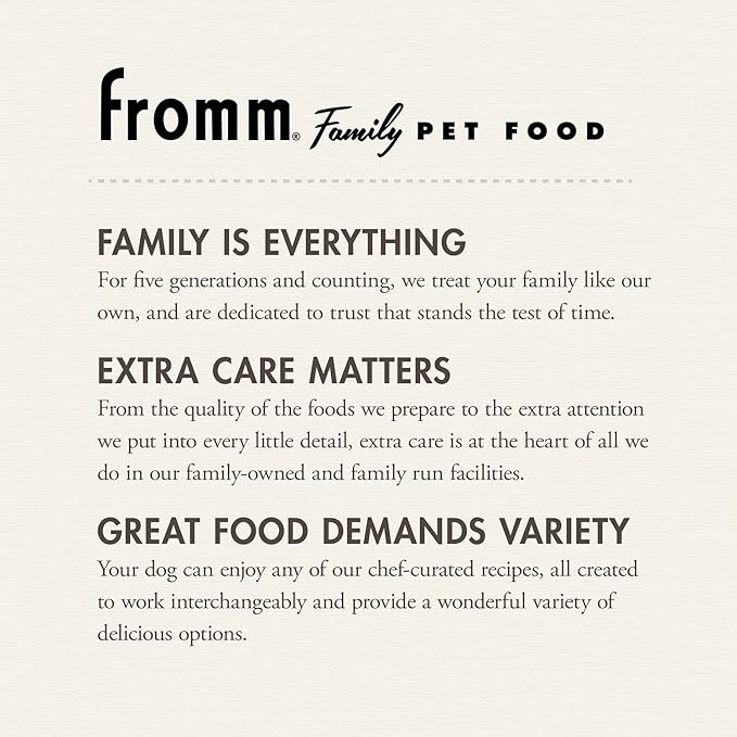 Fromm Four-Star Nutritionals Game Bird Dog Food - Premium Dry Dog Food - Turkey Recipe - 26 lb