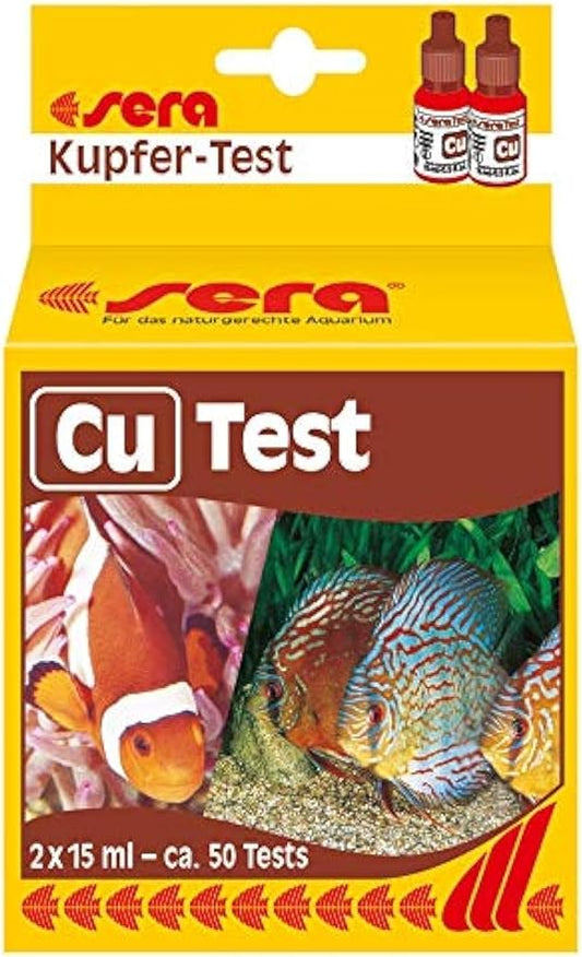 sera copper-Test (Cu) 15 ml, 0.5 fl.oz. Aquarium Test Kits