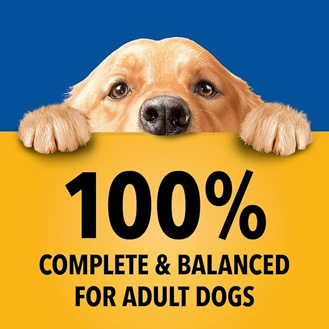 PEDIGREE CHOICE CUTS IN GRAVY Adult Canned Soft Wet Dog Food with Beef, 22 oz. Cans (Pack of 12)