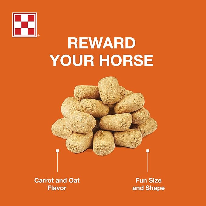 Purina Carrot and Oat Flavored Horse Treats, 2.5 lb Bag