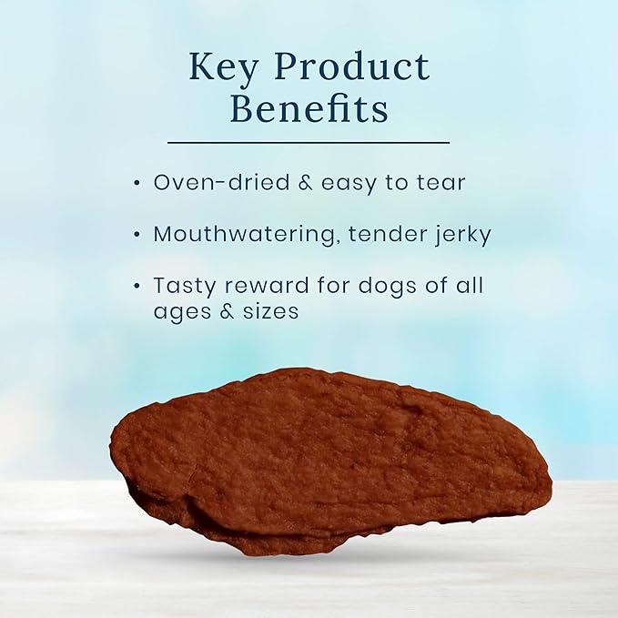Blue Buffalo Nudges Jerky Cuts Natural Dog Treats, Beef, 16oz