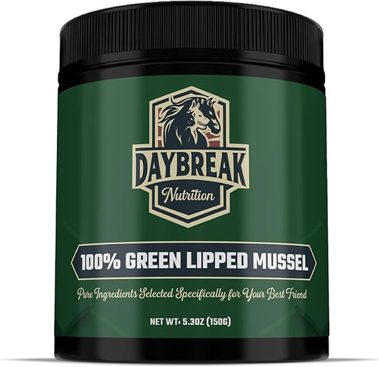 Pure Green Lipped Mussel Powder for Dogs and Cats - 100% New Zealand Green Lipped Mussels - Anti Inflammatory Supplement & Vitamins to Help Your Pet Deal with Arthritis, Joint Pain Relief - 150 Grams