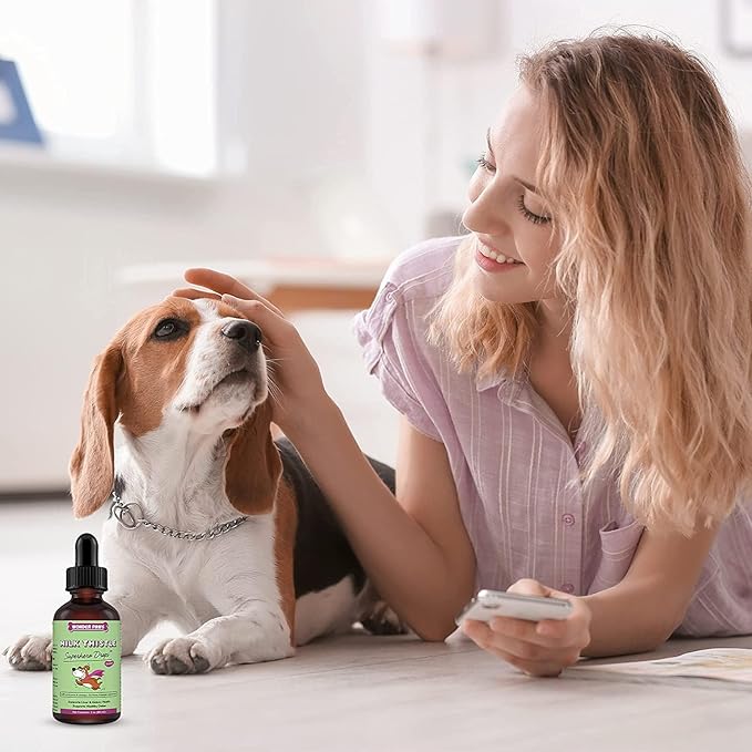 Milk Thistle, Liver Support for Dogs, Supports Kidney Function for Pets, Detox, Hepatic Support, with Wild Alaskan Salmon Oil & Curcumin, Omega 3 EPA & DHA (2, Ounces)