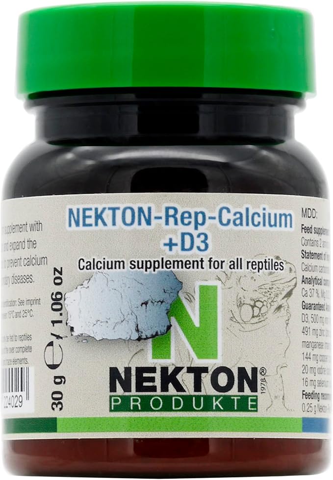 Nekton Rep-Calcium Plus D3 Reptile Supplement, 35gm