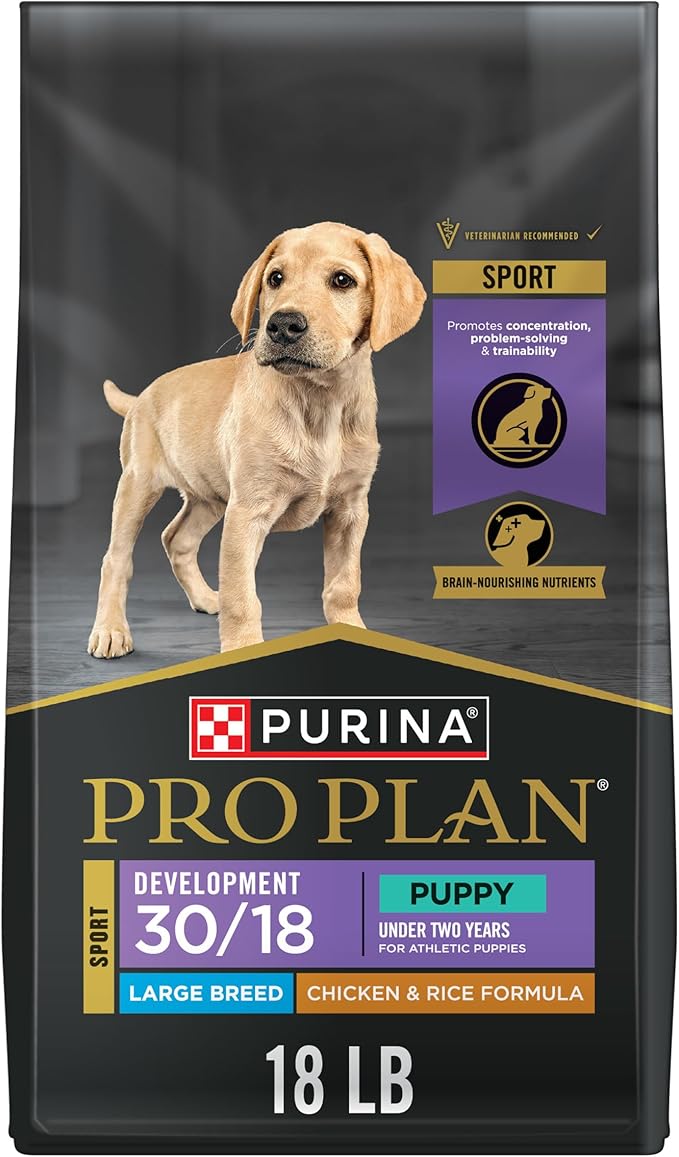 Purina Pro Plan Puppy Large Breed Sport Development 30/18 High Protein Puppy Food - 18 lb. Bag