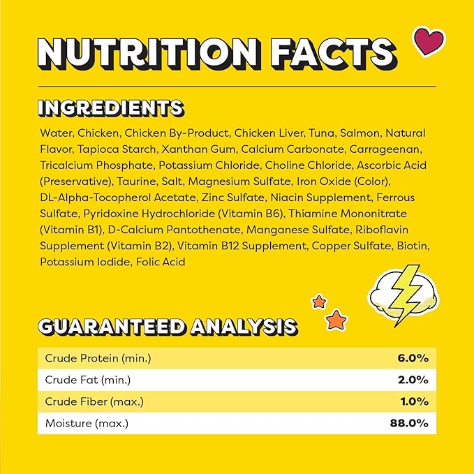 Temptations Lickable Spoons Adult Wet Cat Treat, Savory Salmon and Tempting Tuna Flavor, 10 Grams, Pack of 12 (96 Total Treats)