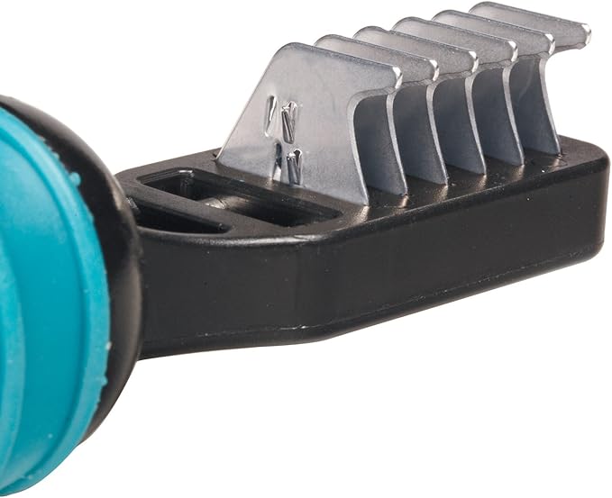 Master Grooming Tools Ergonomic DeMatting Tools — Reversible DeMatting Tools for Grooming Dogs - 6-Blade Style Black