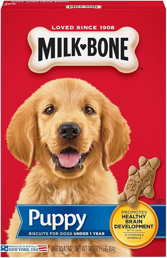 Milk-Bone Original Puppy Dog Treats, 16-Ounce (Pack Of 6)