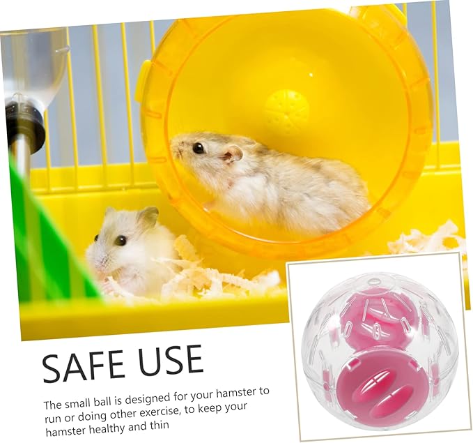 8 Pcs Small Hamster Sports Ball Hamster Stuff Small Animals Exercise Ball Small Hamster Ball Gerbil Ball Small Animals Running Balls Hedgehog Running Balls Hamster Running Balls
