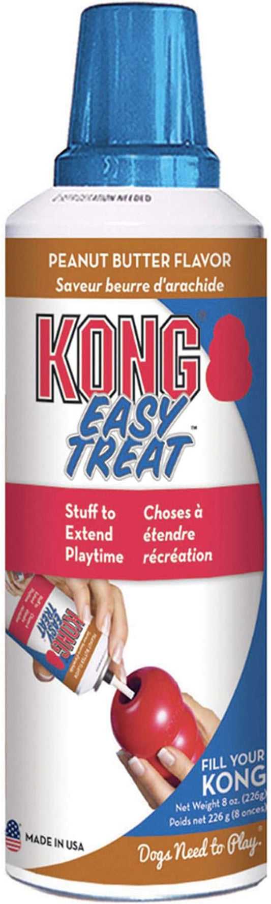 KONG - Easy Treat - Dog Treat Paste - Peanut Butter - 8 ounce