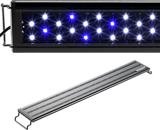 AQUANEAT LED Aquarium Light Blue and White for 24 Inch to 34 Inch Fish Tank Light Fresh Water Light