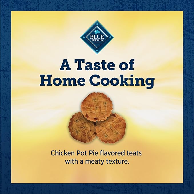 Blue Buffalo True Chews Dog Treats, Made in the USA with Natural Ingredients, Chicken Pot Pie Recipe, 12-oz. Bag
