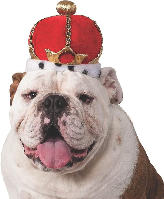 Rubie's King's Crown Pet Costume Accessory, Small/Medium, Multicolor