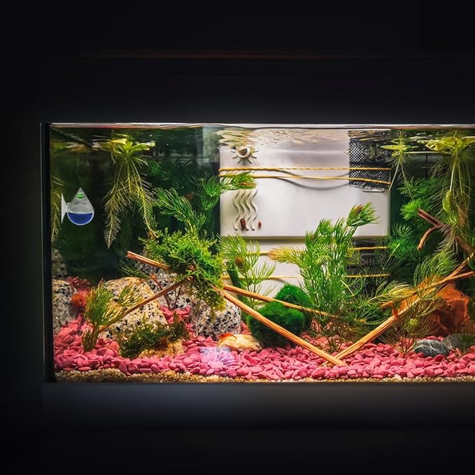 MiOYOOW CO2 Drop Checker, Aquarium CO2 Monitor CO2 Detector Without Solution for Aquarium Planted Tank, Easy to Observe and Judge Results