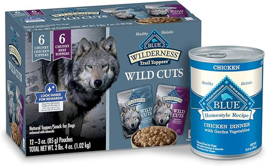 Blue Buffalo Natural Wet Dog Food Bundle, Chicken