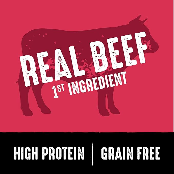 CRAVE Grain Free High Protein Adult Dry Dog Food, Beef, 22 lb. Bag