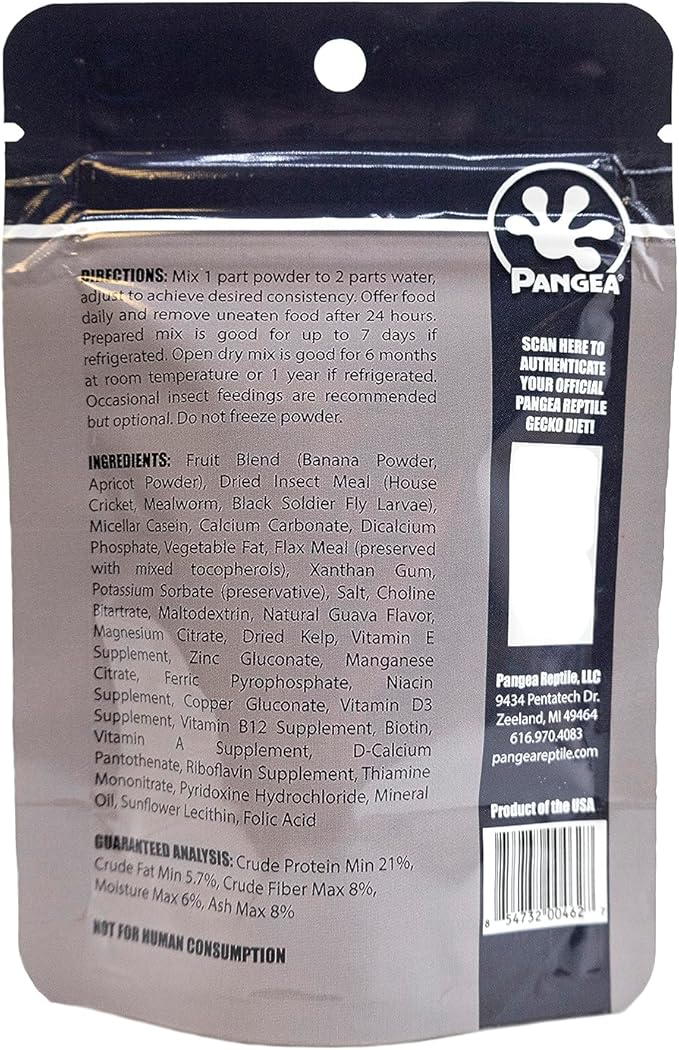 Pangea Gecko Diet Growth and Breeding Formula (2 oz)