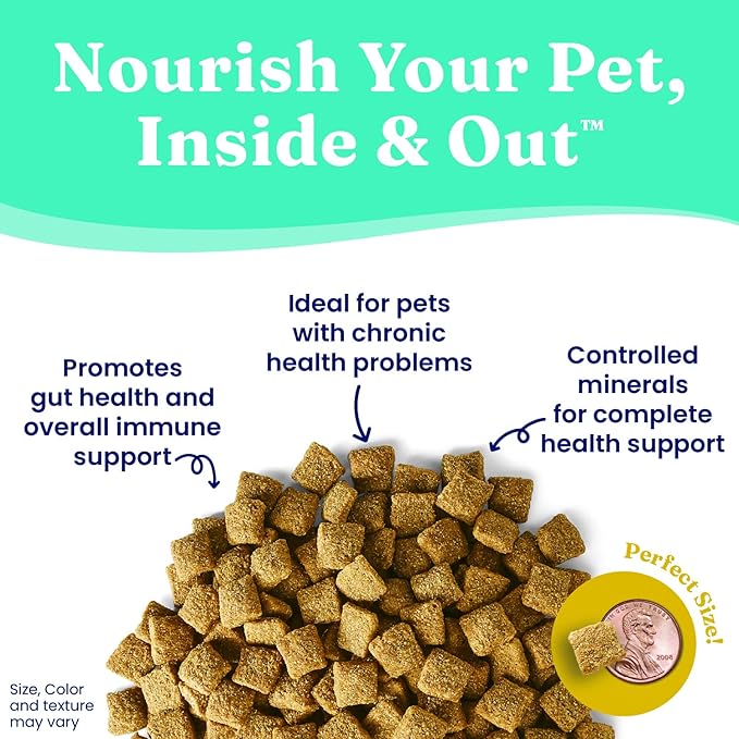 Solid Gold Dry Dog Food for Adult & Senior Dogs - Made with Oatmeal, Pearled Barley, and Fish Meal - Holistique Blendz Potato Free High Fiber Dog Food for Sensitive Stomach & Immune Support - 12 LB