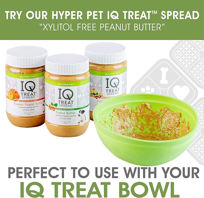 Hyper Pet IQ Treat lick mat for Dogs, Dog Slow Feeder & Cat lick mats | Great Alternative to Slow Feeder Dog Bowls & Cat Slow Feeders | Perfect Dog licking mat, Cat Puzzle Feeder & Dog Enrichment Toys