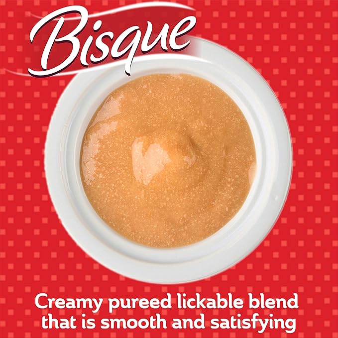 Hartz Delectables Bisque Lickable Wet Cat Treats for Adult & Senior Cats, Senior 15+ Tuna & Chicken, 12 Count (Pack of 8)