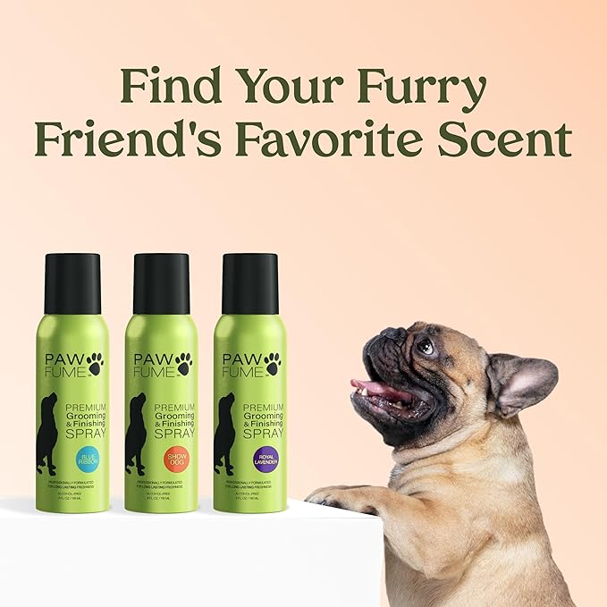 PAWFUME Premium Grooming Spray Dog Spray Deodorizer Perfume For Dogs - Dog Cologne Spray Long Lasting Dog Sprays - Dog Perfume Spray Long Lasting After Bath- Dog deodorizing Spray (Show Dog)