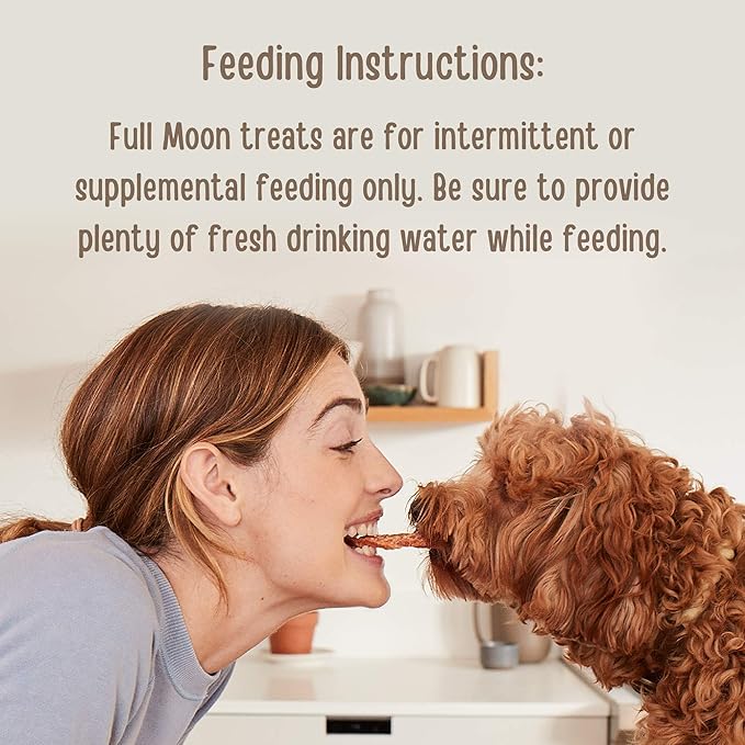 Full Moon USDA Organic Chicken Training Treats Healthy All Natural Dog Treats Human Grade 175 Treats 6 Ounce (Pack of 1)