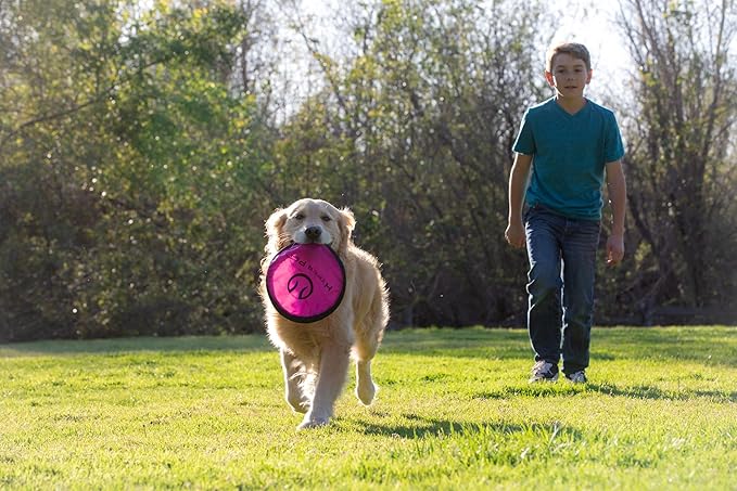 Hyper Pet Flippy Flopper 9" Flying Disc Soft Dog Toy, Floats in Water & Safe on Teeth, for All Breeds, Pack of 5 (Colors May Vary)