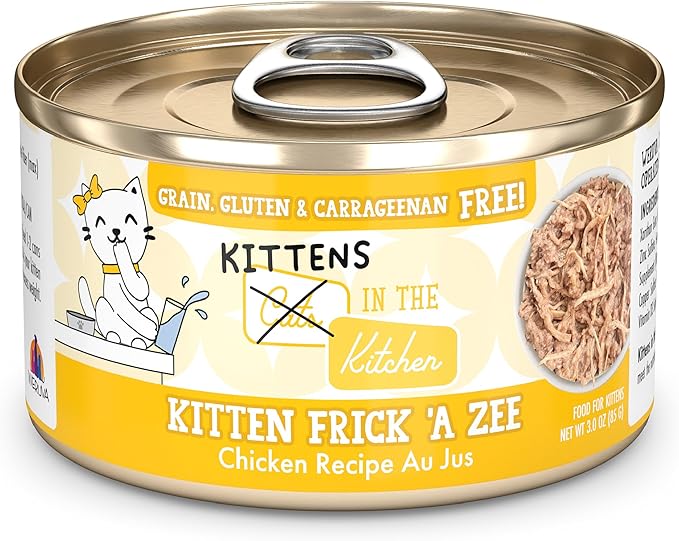 Weruva Cats in The Kitchen Kitten, Kitten Frick 'A Zee, 3oz Can (Pack of 12)