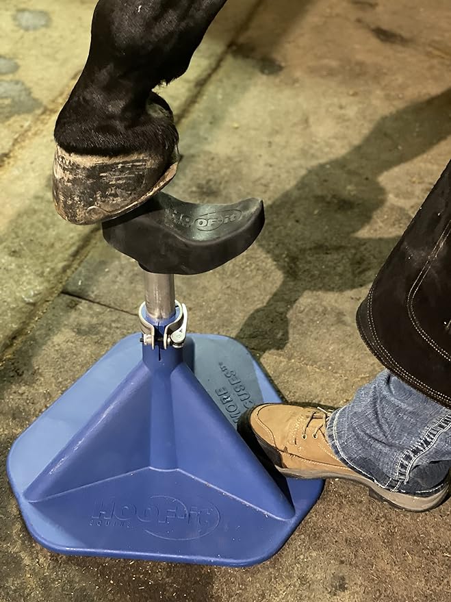 HOOF-it® Blacksmith Hoof Buck - Blue
