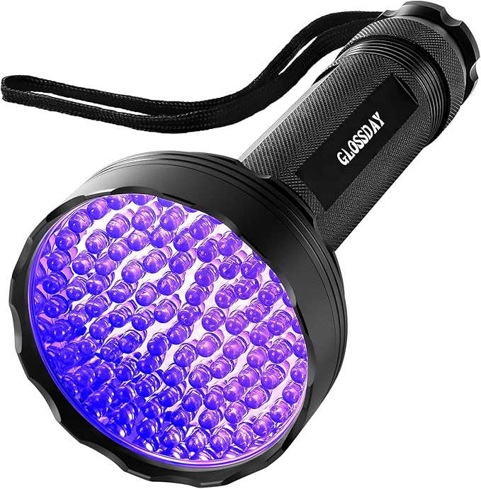 UV Flashlight Black Light, 100 LED Black Light Flashlight for Dog/Cat Pet Detector, Scorpions Finder