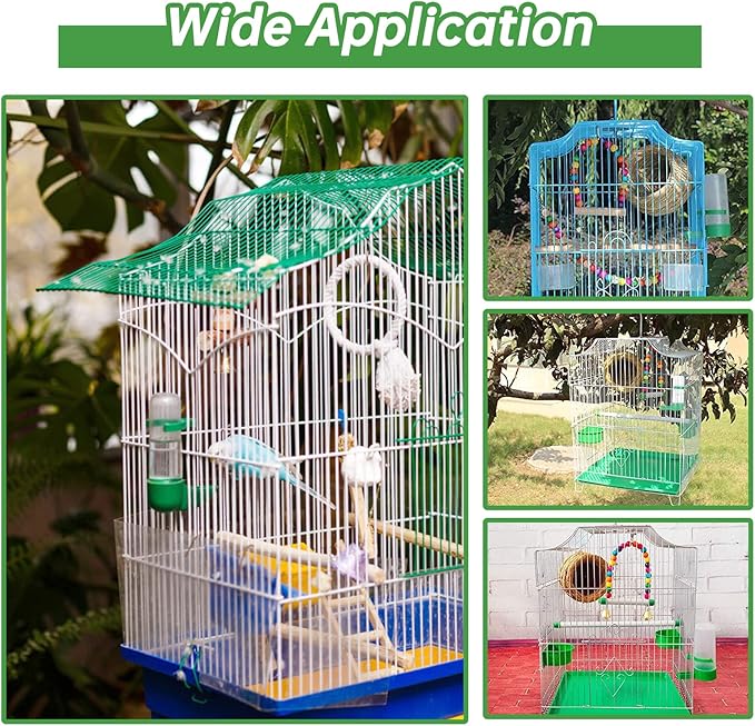 Bird Water Dispenser for Cage, 4pcs Bird Water Bowl 140ml Automatic No Mess Gravity Feeder Bird Watering Supplies for Pet Parrot, Parakeets, Cockatiel, Budgie Lovebirds and Other Birds