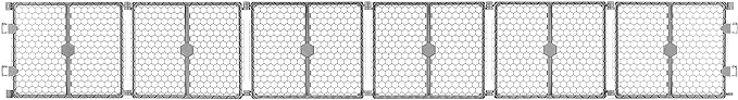 Carlson Pet Products 2360 DS Carlson Pet Plastic Pen Gray 26" x 192"