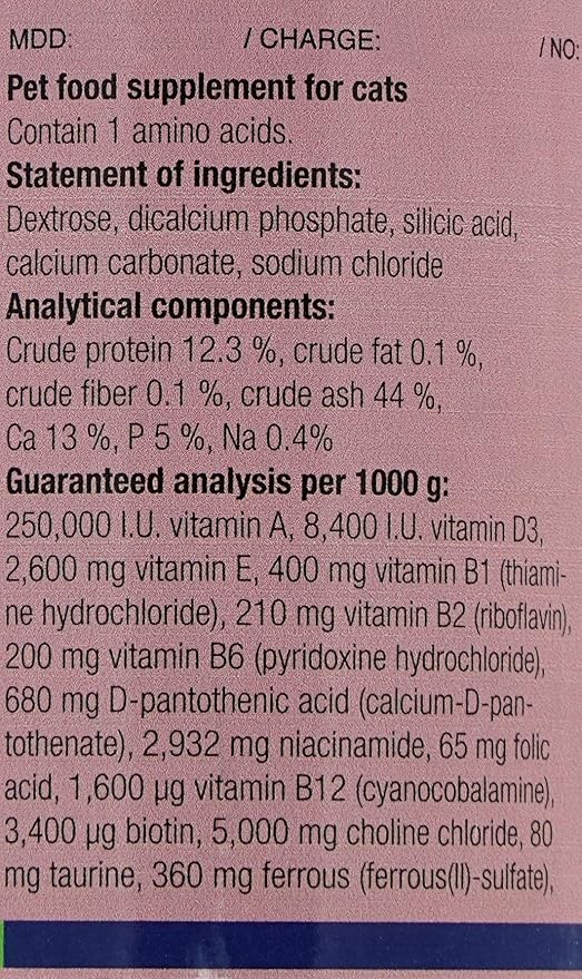 Nekton Cat-VM Feline Vitamin, Mineral and Trace Element Supplement for Daily Maintenance, 35gm