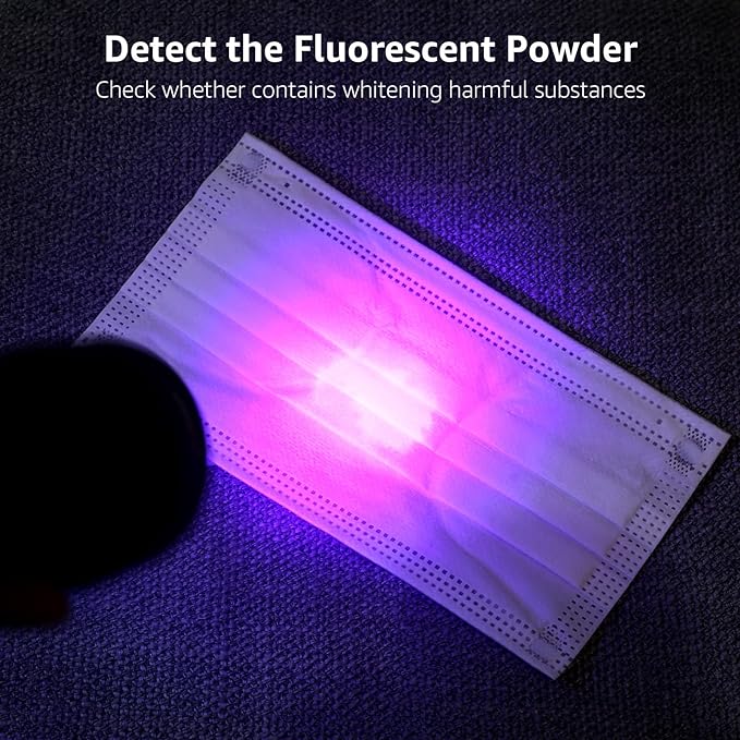 Lepro 51 LEDs UV Light Handheld Blacklight, UV Flashlight Black Light, 395nm Detector for Pet Urine, Stains, Bed Bug and Scorpions, Battery Not Included