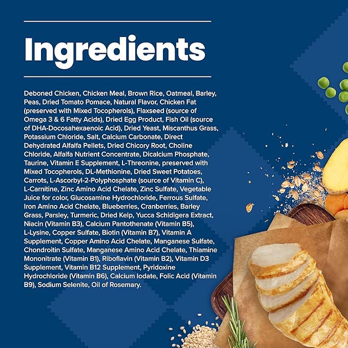 Blue Buffalo Life Protection Formula Small Breed Senior Dry Dog Food, Supports Joint Health and Immunity, Made with Natural Ingredients, Chicken & Brown Rice Recipe, 15-lb. Bag