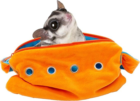 Sugar Glider Bonding Pouch Small Pet Carrier Bag Sling with Adjustable Strap Critter Cuddler for Gliders Ferret Rat Hedgehog Hamste