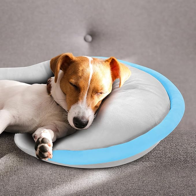 HOMBYS Dog Claming Pillow Curl Up Pillow for Dog & Cats, Extra Large Soft Question Mark Pillows Washable Dog Bed Pillow Hug & Support Your Pets, Dog Body Pillow, 27.6"x16"