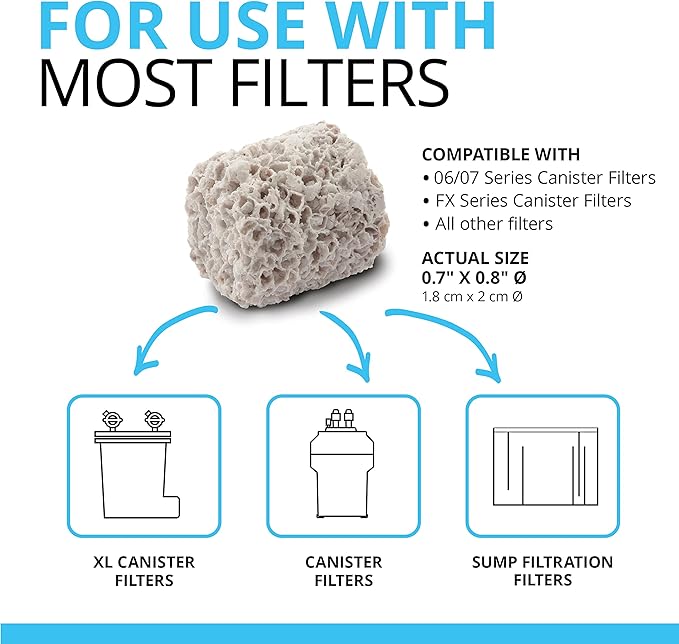 Fluval BIO-FX, Biological Aquarium Filter Media Suitable for Most Aquariums and Filters, 5 Liters