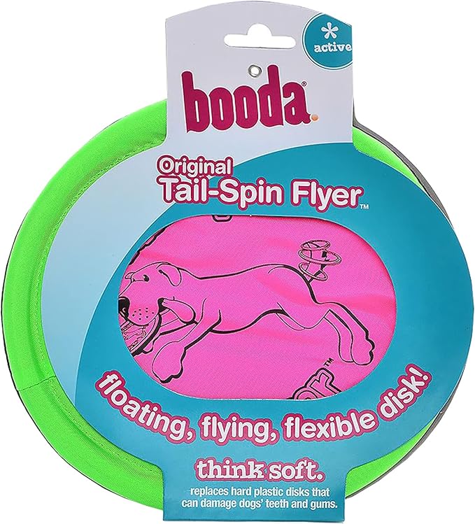 Chuckit! Petmate Booda Tail-Spin Flyer Floating Dog Frisbee, Multi, 10-Inch