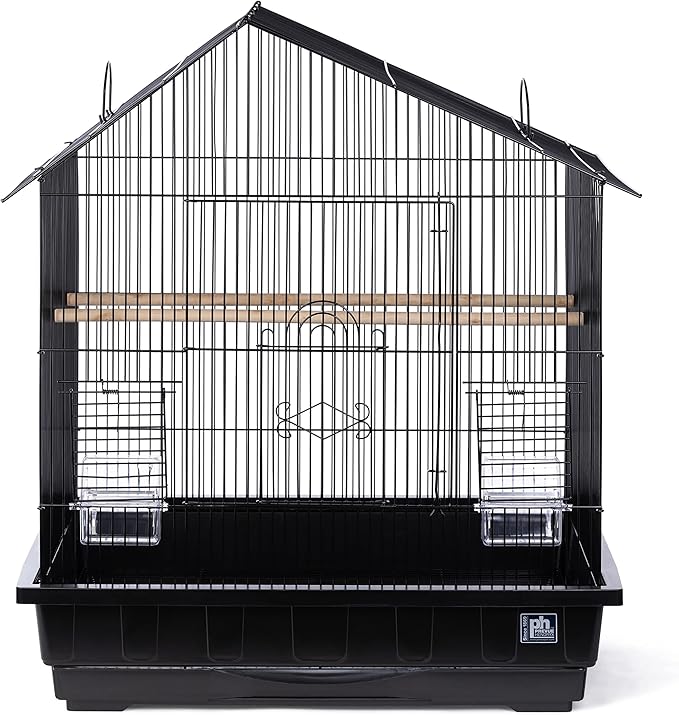 Prevue Pet Products Conure Manor Metal Birdcage for Small, Medium Birds with 2 Cups and Perches