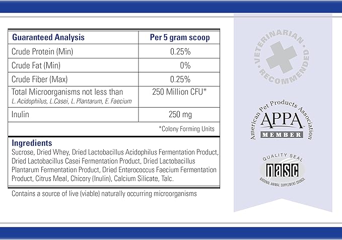 Total Prebiotic & Probiotic Equine Formula - Natural Digestive Supplement for Horses Optimal Gut Health, Nutrient Absorption, Foal Support Pro & Pre Biotics for Livestocks and Horse 8.5 oz Jar