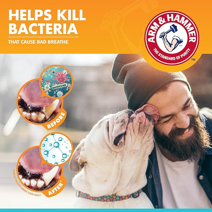 Arm & Hammer for Pets Fresh Breath Dental Spray for Dogs | Reduce Plaque & Tartar Buildup Without Brushing, 4 Ounces, Mint Flavor | Dog Teeth Cleaning Spray, Arm and Hammer Dog Dental Care