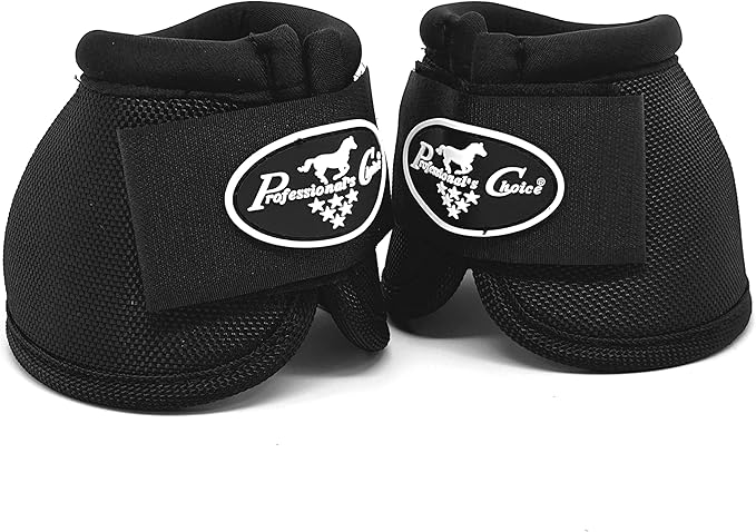 Professional's Choice Ballistic Overreach Bell Boots for Horses | Superb Protection, Durability & Comfort | Quick Wrap Hook & Loop